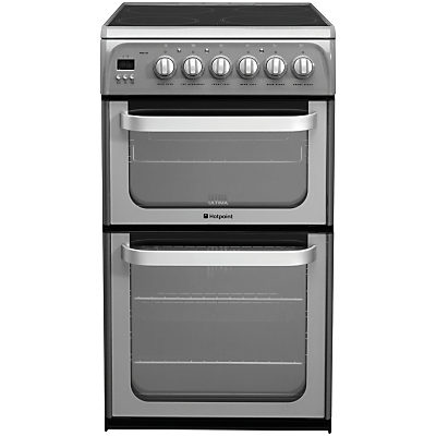 Hotpoint HUE52GS Electric Cooker, Graphite Hotpoint HUE52GS Electric Cooker, Graphite